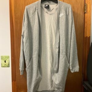 Nike Heather Gray Knit Fabric